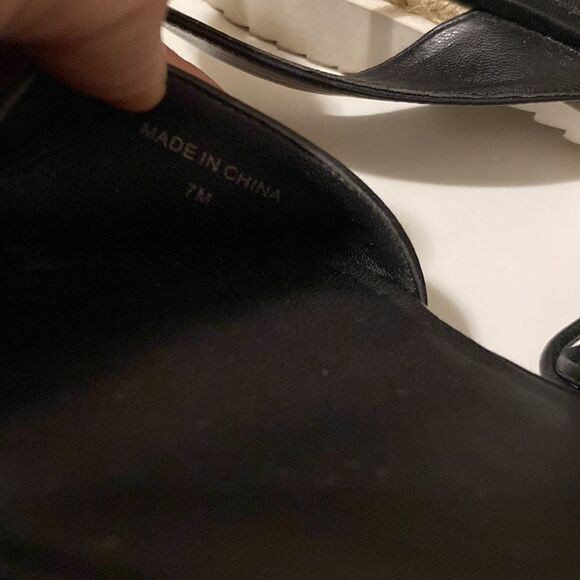 Rebecca Mincoff black sandals. Very good condition. Size 7 - Picture 8 of 9